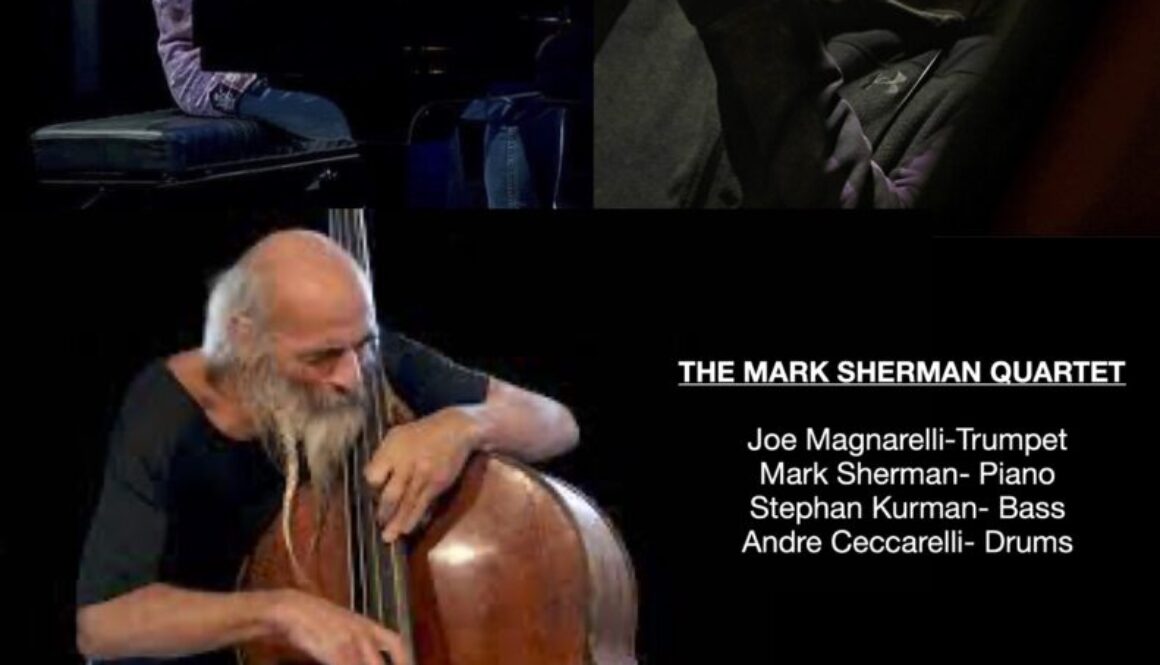 A collage of pictures with the names of musicians.