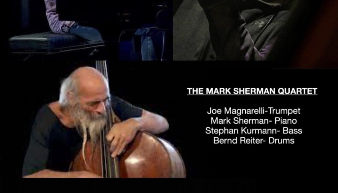 A collage of different people playing musical instruments.